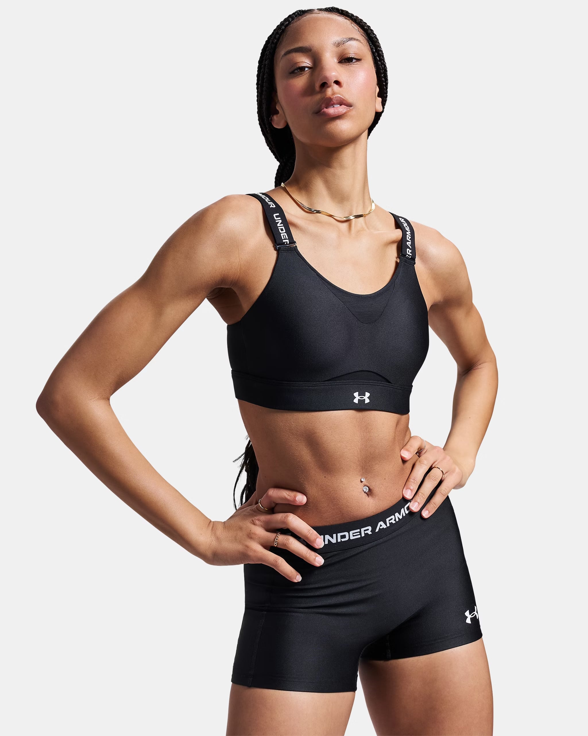 UNDER ARMOUR Biustonosz sportowy UA Infinity 2.0 czarny (S A-C)
