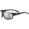 UVEX Okulary sportstyle 233 P (53/2/097/8830/UNI) czarne, Kolor: czarny, Rozmiar: one size