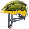Kask Rowerowy Dziecięcy UVEX Kask Kid 2 dinozaur, Kolor: zielony, Rozmiar: 46-52