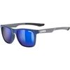 UVEX Okulary klasyczne lgl 42 (53/2/032/4616/UNI) czarno-niebieskie, Kolor: niebieski, Rozmiar: one size