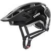 UVEX Kask react jr. (41/0/707/05/15), Kolor: czarny, Rozmiar: 52-56