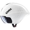 UVEX Profesjonalny kask rowerowy Race 8 (41/0/965/07/17), Kolor: biały, Rozmiar: 59-61