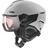 UVEX INSTINCT VISOR kask narciarski hardshell z goglami szary, Kolor: szary, Rozmiar: 56-58