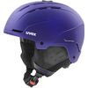 UVEX STANCE kask narciarski hardshell z regulacją granatowy, Kolor: fioletowy, Rozmiar: 51-55