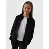 4F JUNIOR Bluza rozpinana F1217 czarna, Kolor: czarny, Rozmiar: 134