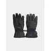 4F JUNIOR Rękawiczki dziecięce narciarskie U154 czarne, Kolor: czarny, Rozmiar: L