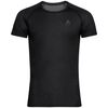 ODLO Koszulka męska BL TOP crew neck s/s ACTIVE F-DRY LIGHT XL, Kolor: czarny, Rozmiar: S
