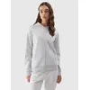 4F bluza damska rozpinana z kapturem bawełniana F0956 szara, Kolor: szary, Rozmiar: XS