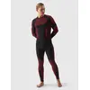 4F Bielizna Bezszwowa legginsy M166 czarno-czerwona, Kolor: czerwony, Rozmiar: S/M
