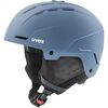 UVEX STANCE kask narciarski hardshell z regulacją czarny, Kolor: niebieski, Rozmiar: 51-55