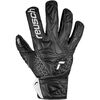 Rękawice bramkarskie dziecięce REUSCH Attrakt Starter Solid Finger Support Junior czarne, Kolor: czarny, Rozmiar: 4