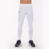 JOMA BRAMA 101016.200 spodnie termoaktywne męskie do biegania piłki nożnej białe, Kolor: biały, Rozmiar: L-XL