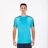 JOMA ACADEMY 101656.013 koszulka męska sportowa turkusowa, Kolor: turkusowy, Rozmiar: S