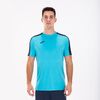 JOMA ACADEMY 101656.013 koszulka męska sportowa turkusowa, Kolor: turkusowy, Rozmiar: M