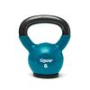 TIGUAR Kettlebell do ćwiczeń crossfit na siłownię 6kg niebieski, Kolor: niebieski, Waga: 6