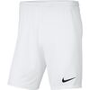 Spodenki dla dzieci Nike Dry Park III NB K białe BV6865 103, Kolor: biały, Rozmiar: S