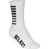 SELECT skarpety piłkarskie treningowe getry Striped białe, Kolor: biały, Waga: 0.075, Rozmiar: 41-45