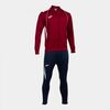 JOMA CHAMPIONSHIP VII komplet męski dres spodnie i bluza 103083.672 czerwony/czarny, Kolor: czerwony, Waga: 0.2, Rozmiar: 2XL