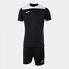 JOMA PHOENIX komplet piłkarski męski koszulka i spodenki 103124.102 czarny, Kolor: czarny, Waga: 0.2, Rozmiar: XL