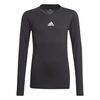 ADIDAS koszulka termoaktywna chłopięca bluza treningowa GN5710 czarna, Kolor: czarny, Waga: 0.2, Rozmiar: 164