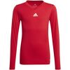 ADIDAS koszulka termoaktywna chłopięca bluza treningowa GN5711 czerwona, Kolor: czerwony, Waga: 0.2, Rozmiar: 128