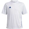 ADIDAS t-shirt chłopięcy treningowy koszulka do ćwiczeń Aeroready JJ1154 biała, Kolor: biały, Waga: 0.2, Rozmiar: 152