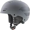 UVEX Kask narciarski hardshell z regulacją Wanted szary, Kolor: szary, Rozmiar: 54-58
