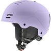 UVEX Kask narciarski hardshell z regulacją Wanted szary, Kolor: fioletowy, Rozmiar: 58-61
