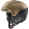 UVEX STANCE kask narciarski hardshell z regulacją złoty, Kolor: brązowy, Rozmiar: 54-58