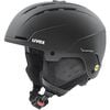 UVEX kask narciarski z technologią hardshell z MIPS Stance czarny, Kolor: czarny, Rozmiar: 54-58