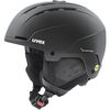 UVEX kask narciarski z technologią hardshell z MIPS Stance czarny, Kolor: czarny, Rozmiar: 51-55