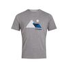 Berghaus T-shirt męski Mtn Valley Grey Marl szary, Kolor: szary, Waga: 0.5, Rozmiar: XXL