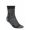 Bridgedale Skarpety męskie Hike ultralight T2 crew merino performance czarne, Kolor: czarny, Waga: 1, Rozmiar: L (44-47)
