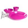 GSI Outdoors Zestaw naczyń Cascadian 1 Person Table Set różowy
