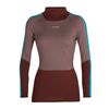 Icebreaker Koszulka damska W 200 Sonebula LS High Neck mink / espresso/ arctic blue r. XS