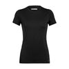 Icebreaker Koszulka damska  Amplify SS Low Crewe black r. XL