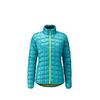 Rab Kurtka puchowa damska CONTINUUM JKT TASMAN/CHARTREUSE, Kolor: niebieski, Waga: 1, Rozmiar: S