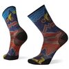 Smartwool Skarpety rowerowe unisex Performance Cycle Zero Cushion Divide Trail Tibetan Red M ( 38-41)