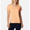 Columbia Koszulka damska Sun Trek SS Tee Peach Heather, Kolor: pomarańczowy, Waga: 1, Rozmiar: M