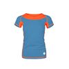 Milo Koszulka damska do biegania Tlell Lady ocean blue / salmon orange Polartec Delta r. M