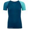 Ortovox Koszulka damska 120 COMP LIGHT SHORT SLEEVE niebieska, Kolor: niebieski, Waga: 0.5, Rozmiar: S