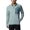Bluza męska Columbia Triple Canyon Full Zip Niagara turkusowa, Kolor: niebieski, Waga: 1, Rozmiar: S