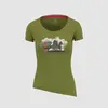Karpos Bawełniana koszulka damska W T-Shirt Anemone Evo zielona, Kolor: zielony, Waga: 0.5, Rozmiar: M