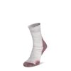 Bridgedale Skarpety damskie Hike ultralight T2 crew merino performance aubergine, Kolor: fioletowy, Waga: 0.5, Rozmiar: M (38-40)