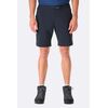 Rab - Spodenki trekkingowe męskie Momentum Shorts Beluga, Kolor: czarny, Waga: 1, Rozmiar: XS
