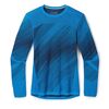 Smartwool  Koszulka męska Intraknit Thermal Merino Base Layer Pattern Crew niebieska, Kolor: niebieski, Waga: 1.5, Rozmiar: XL
