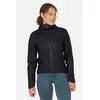 Rab Kurtka wodoodporna damska na rower i do trekkingu Cinder Phantom Waterproof czarna, Kolor: czarny, Waga: 1, Rozmiar: S
