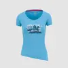 Karpos Bawełniana koszulka damska W T-Shirt Anemone Evo niebieska, Kolor: niebieski, Waga: 0.5, Rozmiar: XS