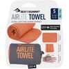 Ręcznik szybkoschnący SEA TO SUMMIT Airlite Towel pomarańczowy, Kolor: pomarańczowy, Rozmiar: S