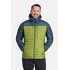 Rab Kurtka puchowa męska Microlight Alpine Jacket Orion Blue / Aspen Green r. S